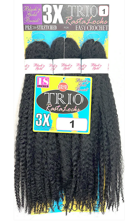 3X Trio RastaLocks